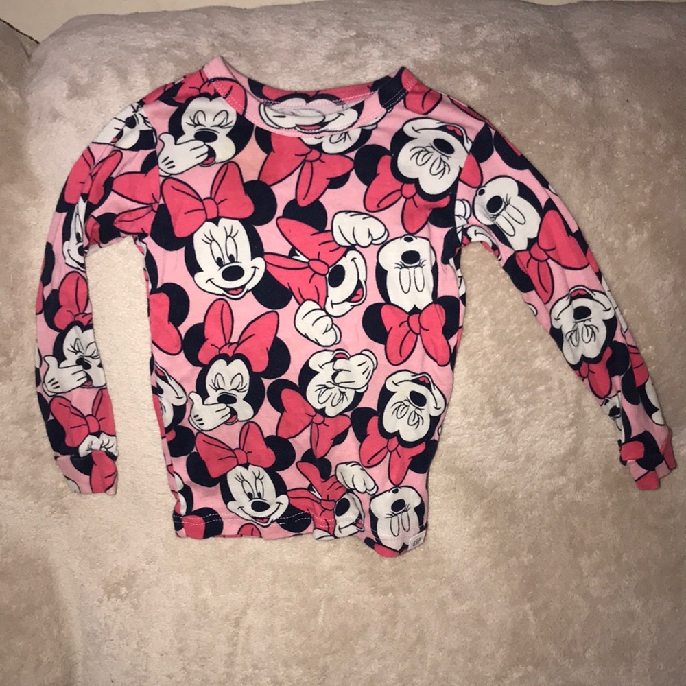 Disney baby Gap 3 years Minnie Mouse long sleeved top 💕 stained